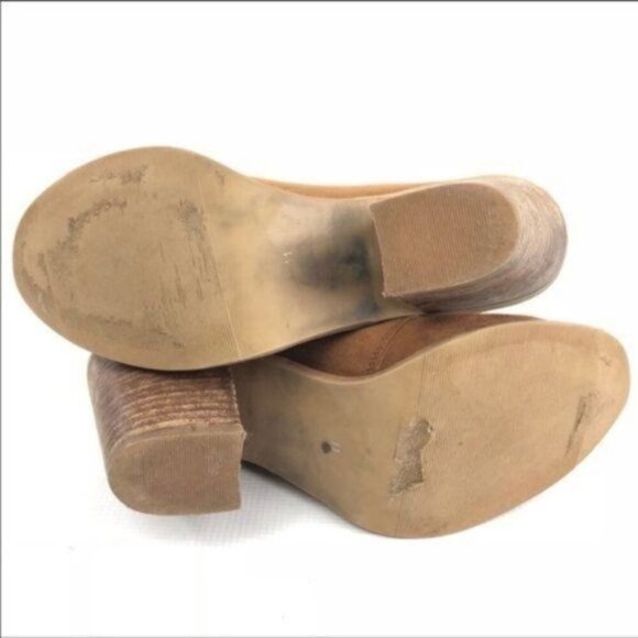 CALL IT SPRING Lace Up Tan Ankle Boots 11 - Picture 7 of 8